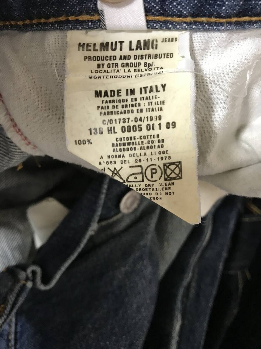 P393☆【イタリア製 デニムパンツ ジーンズ】HELMUT LANG ヘルムートラング 30_画像6