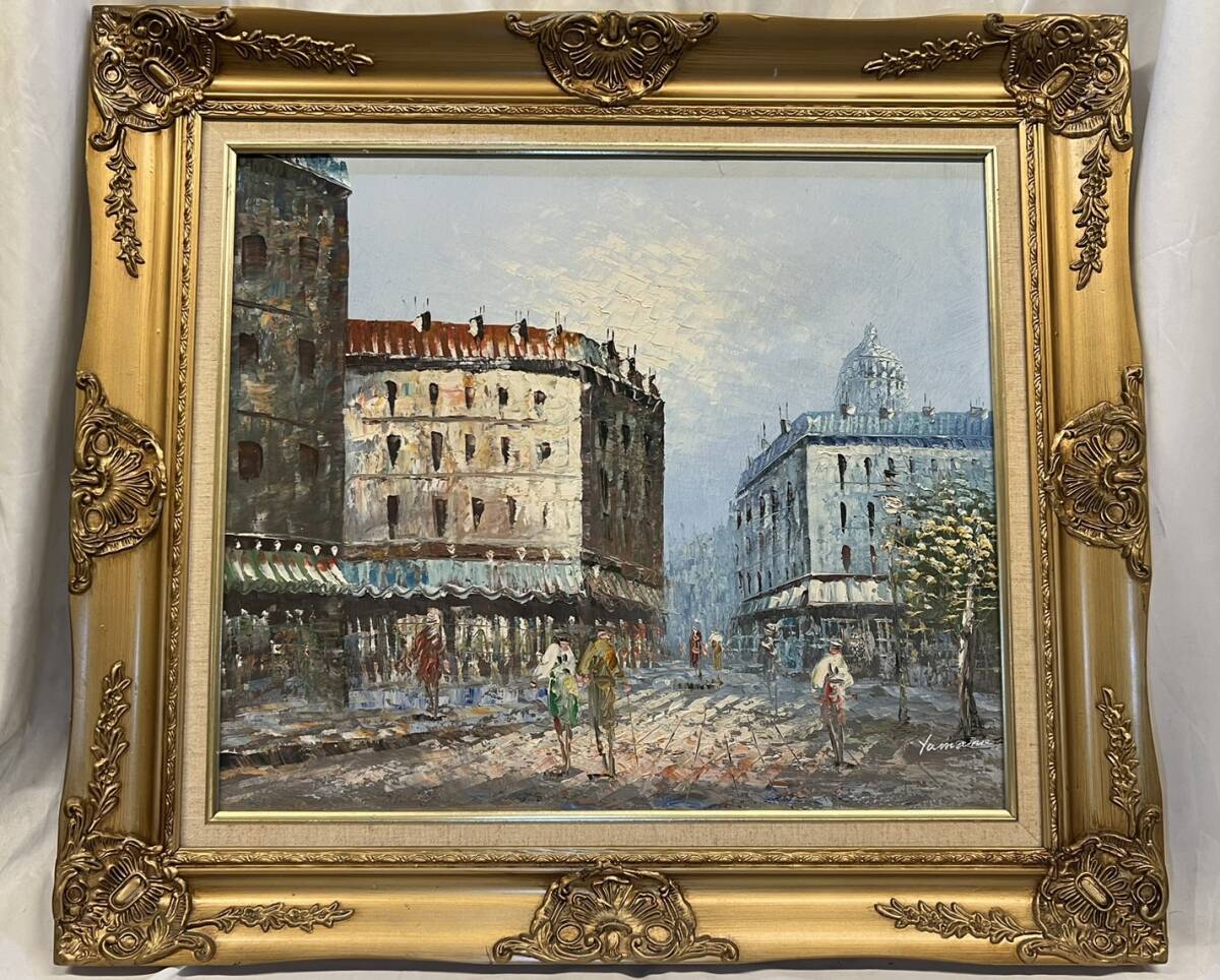 Yahoo!オークション - TT2 1円~ 絵画 油絵 風景 海外の街並み Yahoo!オークション - TT2 1円~ 絵画 油絵 風景 海外の街並み