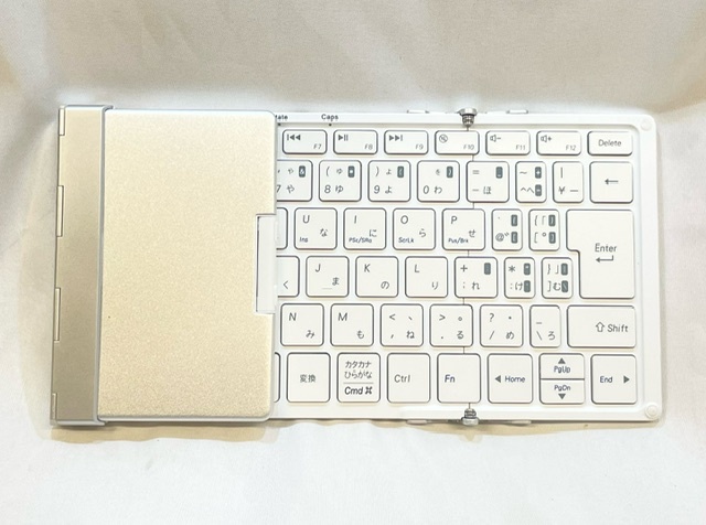 T6200 1円〜 モボ キーボード AM-KTF83J-SW ホワイト 日本語配列 折りたたみ Android Windows iOS MOBO Keyboard の画像7
