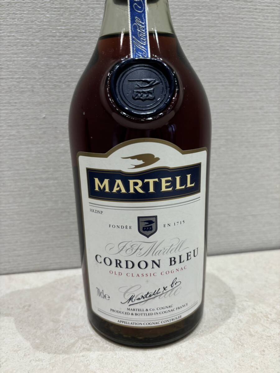 M3524 未開栓 マーテル コンドルブルー 700ｍｌ コニャック MARTELL CORDON BLEUの画像2