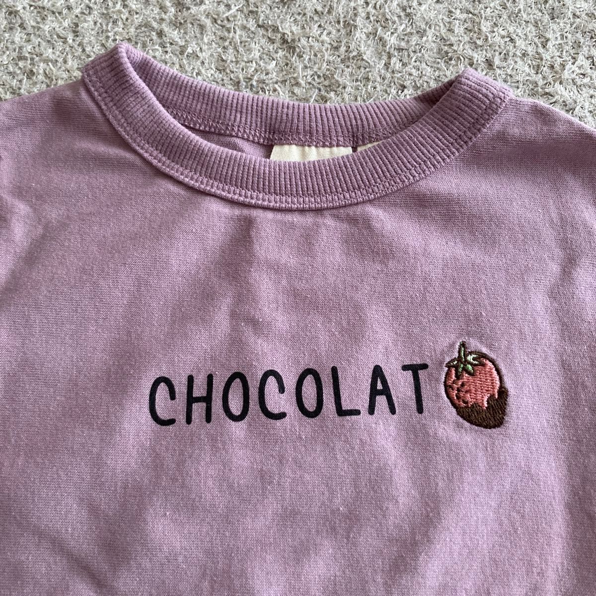 ★ 新品 サイズ100 半袖 Tシャツ ピンク chocolate かわいい おしゃれ