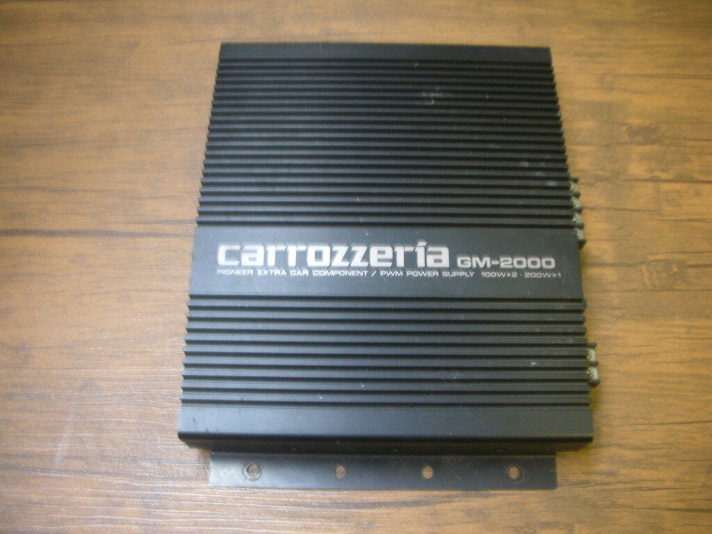 ☆ carrozzeria Pioneer パイオニア パワーアンプ GM-2000 ジャンク扱い 大阪からAA2404の画像1