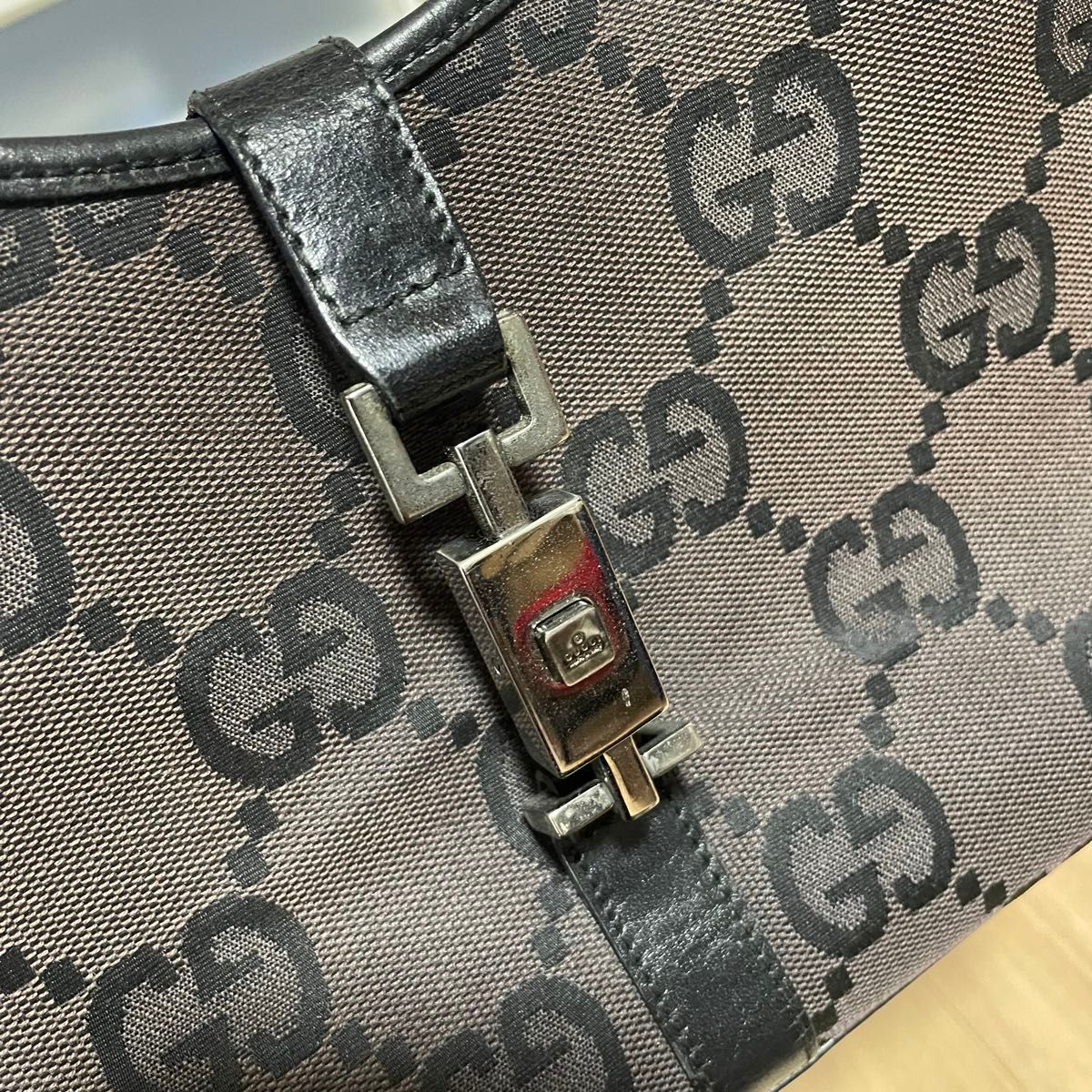 GUCCI ジャッキー　ハンドバッグ　GG