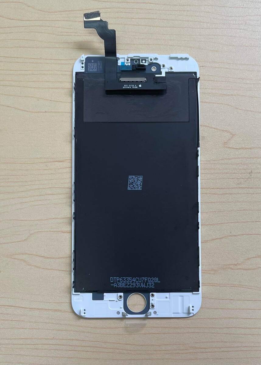 iPhone6 Plus 純正再生品 フロントパネル LCD 交換 画面割れ 液晶破損 ディスプレイ 修理 リペア。カラー 白の画像2