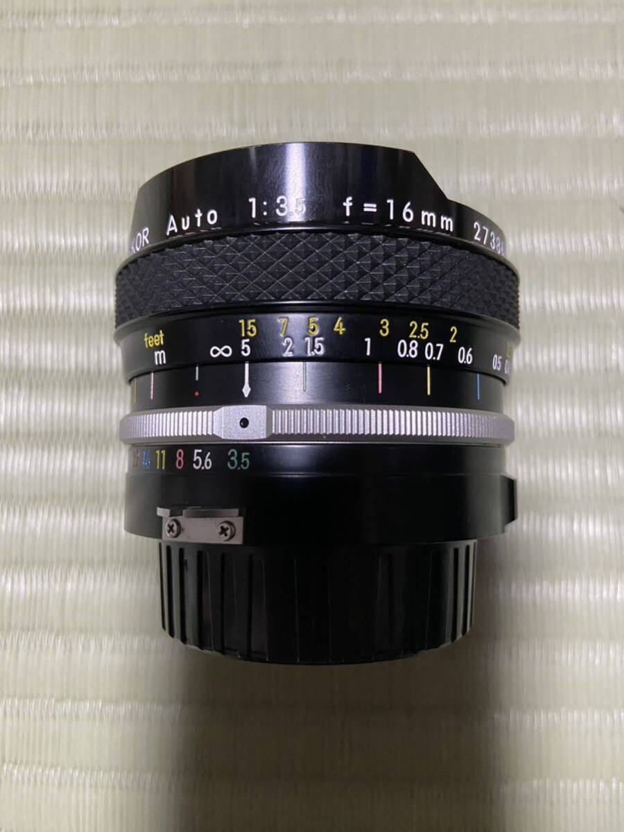 1円～ Nikon ニコン Fisheye-Nikkor Auto 16mm F3.5 魚眼レンズ MF一眼用の画像1