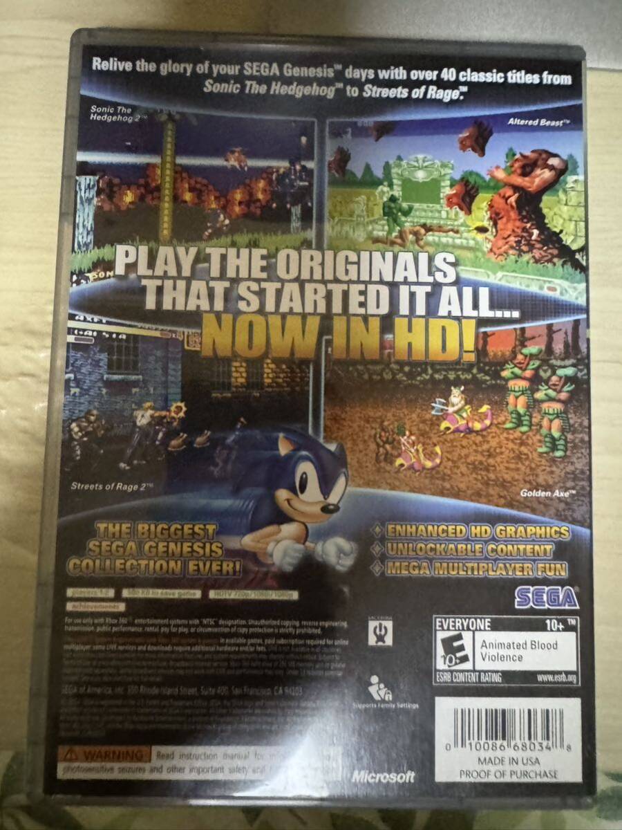 Sonic's Ultimate Genesis Collection XBOX360 海外版の画像2