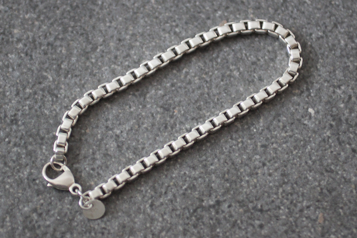  beautiful goods accessory have Tiffany Tiffany & Co. Venetian link bracele men's lady's accessory 925 silver futoshi chain 