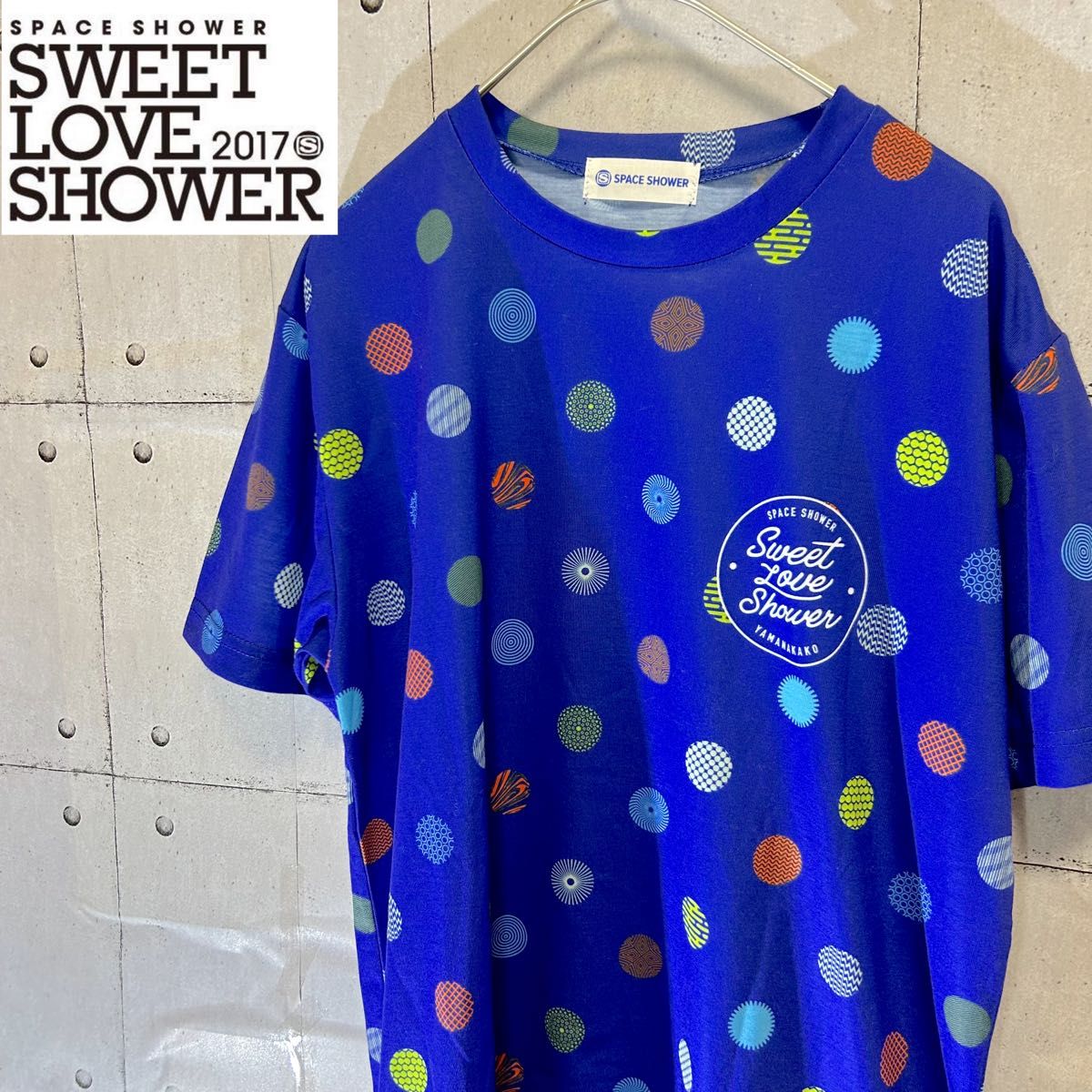 SWEET LOVE SHOWERスペースラブシャワー2017 フェスTシャツS 半袖 Tシャツ