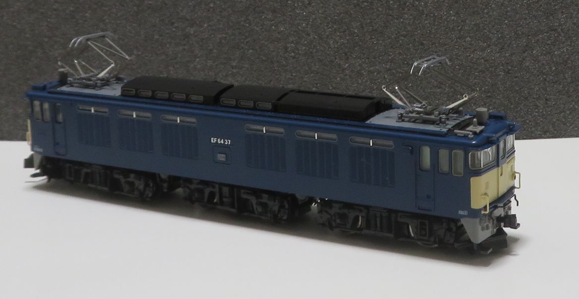 TOMIX 7130 JR EF64 0 shape electric locomotive 37 serial number restoration National Railways color accessory one part installation settled remainder equipped little adhesive trace have old model passenger car Casiopea chiki traction etc. Takasaki 