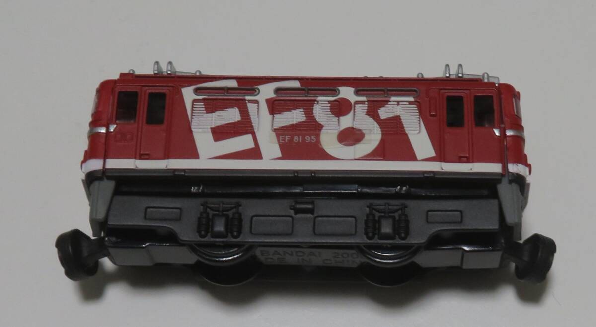 Ｂトレインショーティ JR EF81形 レインボー塗装 電気機関車 1両組立済 JR東日本 95号機 24系25形北斗星 カシオペア牽引等の画像2