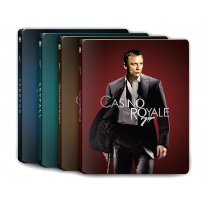 007/ダニエル・クレイグ コレクション James Bond 4K Ultra HD+Blu-ray スチールブック [Blu-ray] Steelbook (Import) _画像1