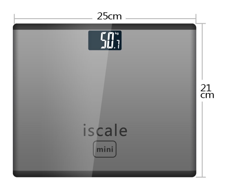  scales hell s meter thin type digital thermometer attaching with battery ( silver )