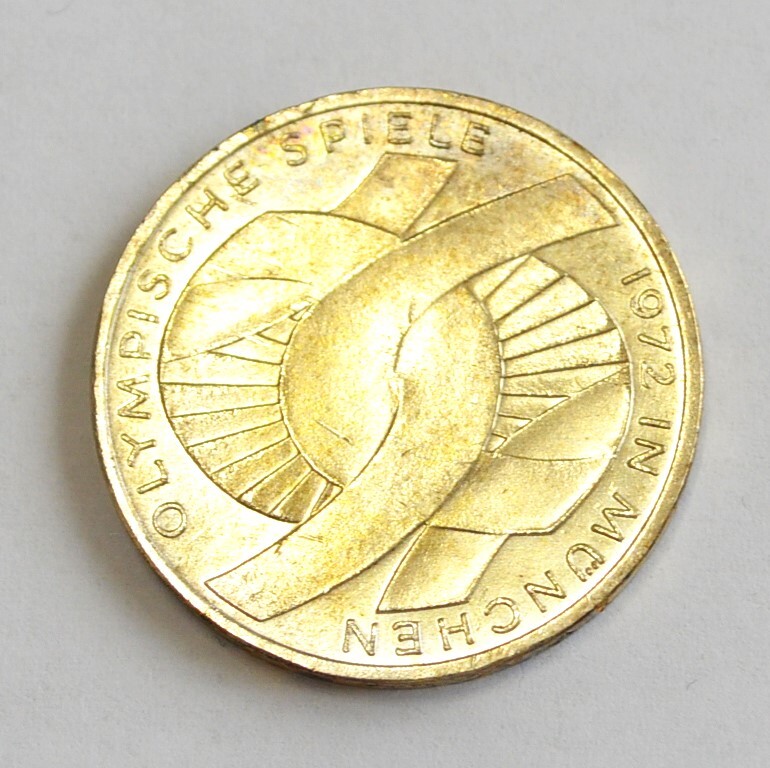 10マルク銀貨 銀625 デンマーク 1972 ミュンヘンオリンピック2次の画像1