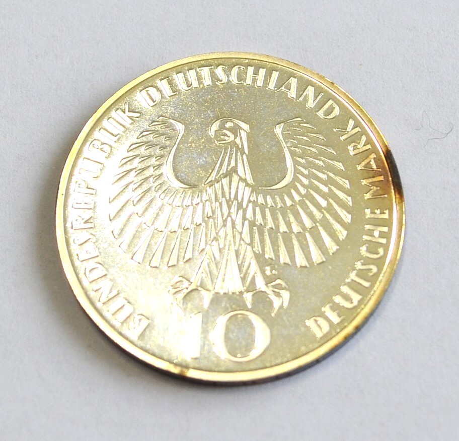 10マルク銀貨　銀625　ドイツ　1972　ミュンヘンオリンピック6次_画像2