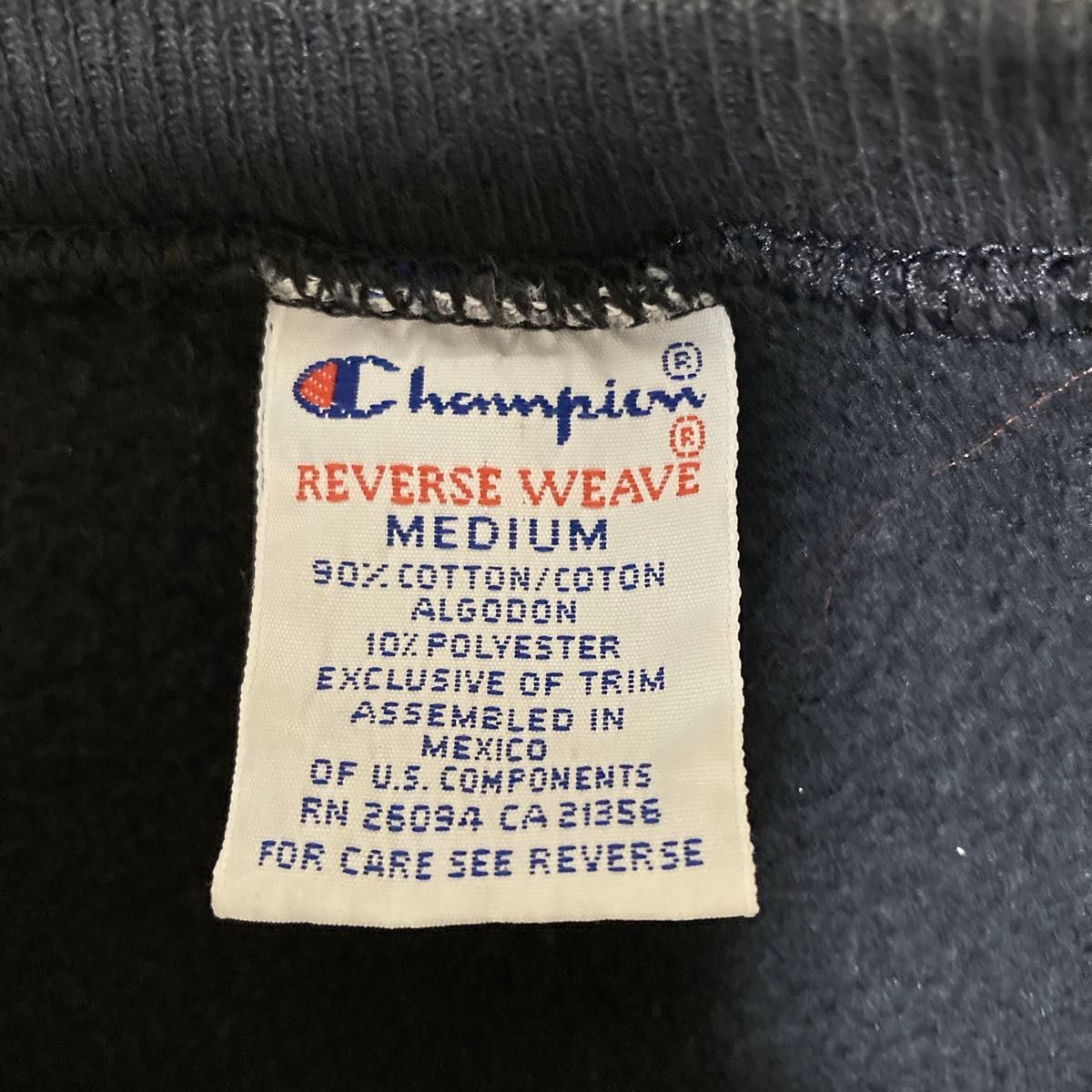 champion 90sリバースウィーブ 目あり ブラック Mサイズ champion 90sリバースウィーブ 目あり ブラック Mサイズ
