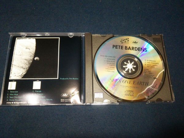 【CD】◆ピート・バーデンズ(キャメル) PETE BARDENS「シーン・ワン・アース Seen one Earth」◆CP32-5502/1987年/東芝/帯付◆