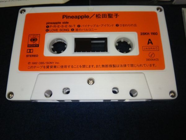 [ кассетная лента ]* Matsuda Seiko кассета 2 шт совместно *[ You to Piaa / небо страна. kis][Pineapple/.. балкон ]1982,3 год /28KH-1310,1160/*