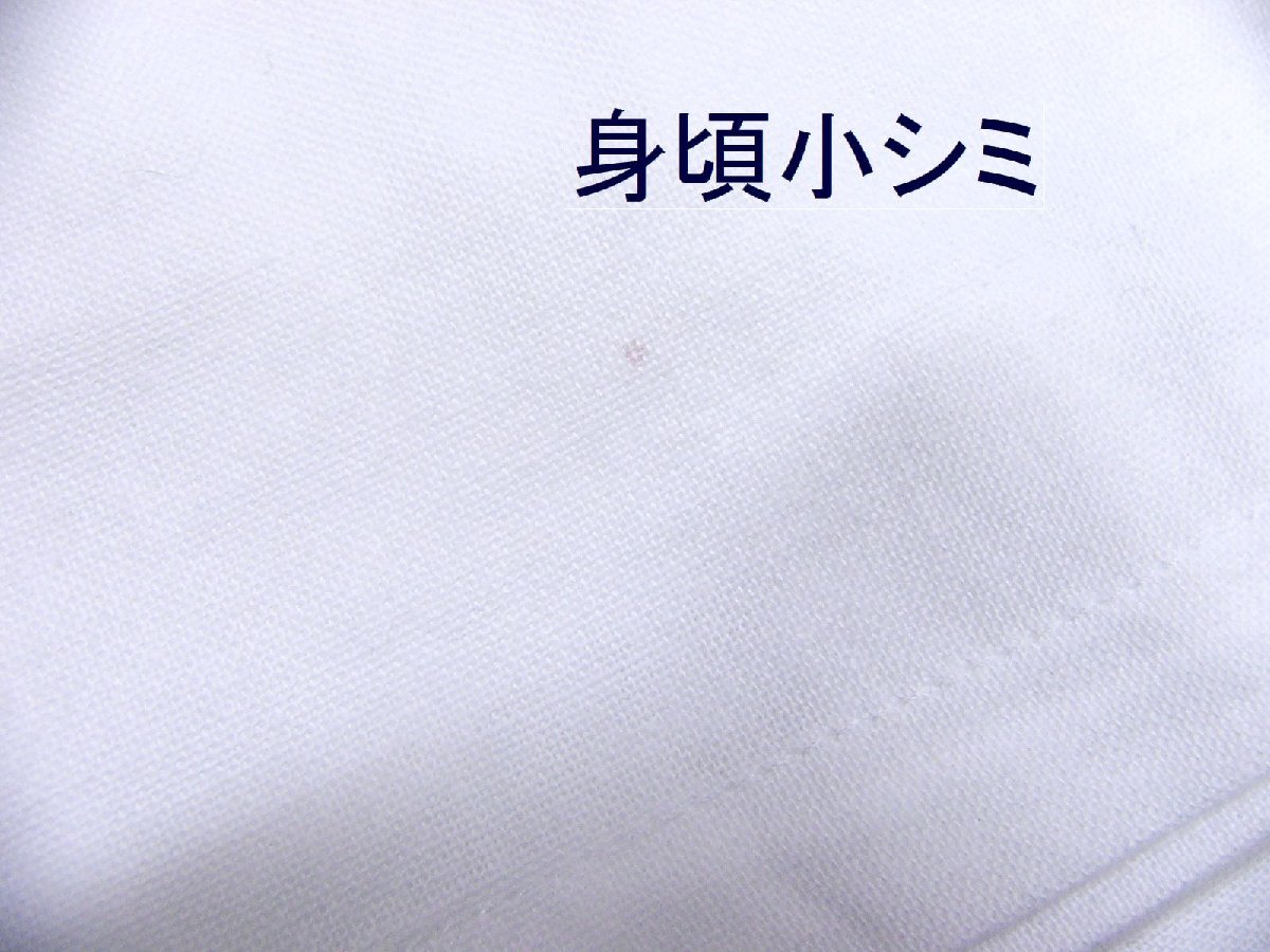 アウトレット　少々難あり品　日本製　ガーゼ生地・綿の肌着　衿・グレー色　Mサイズ　901　未使用品_画像6