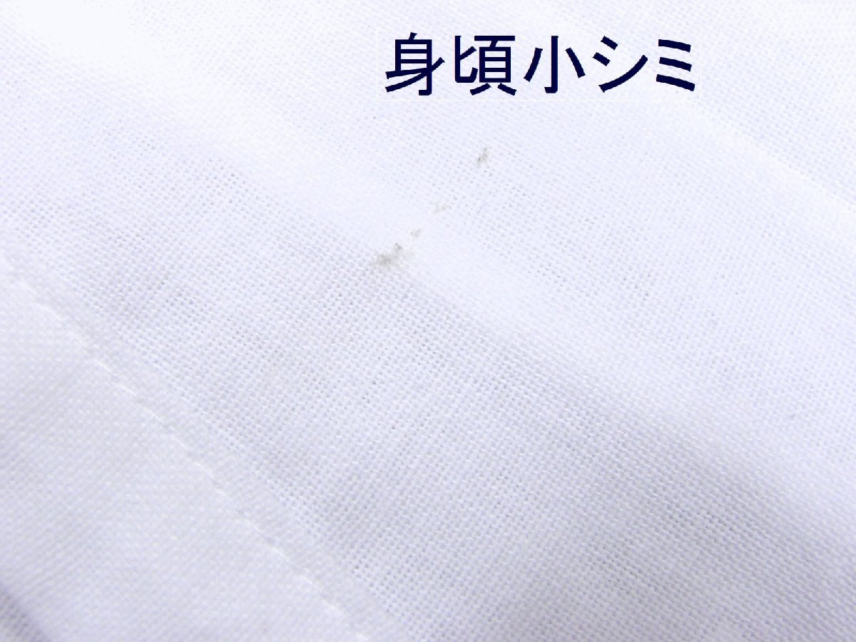 アウトレット　少々難あり品　日本製　ガーゼ生地・綿の肌着　衿・グレー色　Mサイズ　901　未使用品_画像7