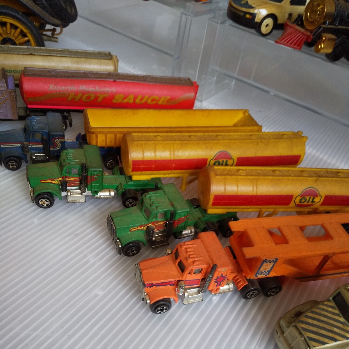 当時物 子供が遊んだミニカー 車のおもちゃ まとめて21台 マジョレット 昭和レトロ ミニカー ブルドーザー トラック はたらくくるま乗り物の画像3