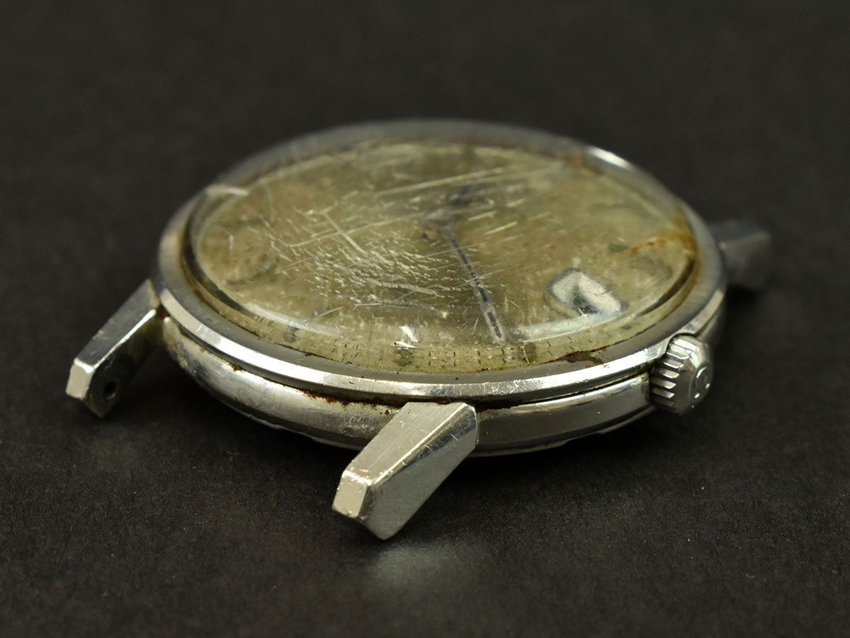 176693◇動作未確認 OMEGA オメガ シーマスター 腕時計 ウォッチ 本体のみ 自動巻き デイト 3針 SS シルバー ヴィンテージ メンズ/ Dの画像3