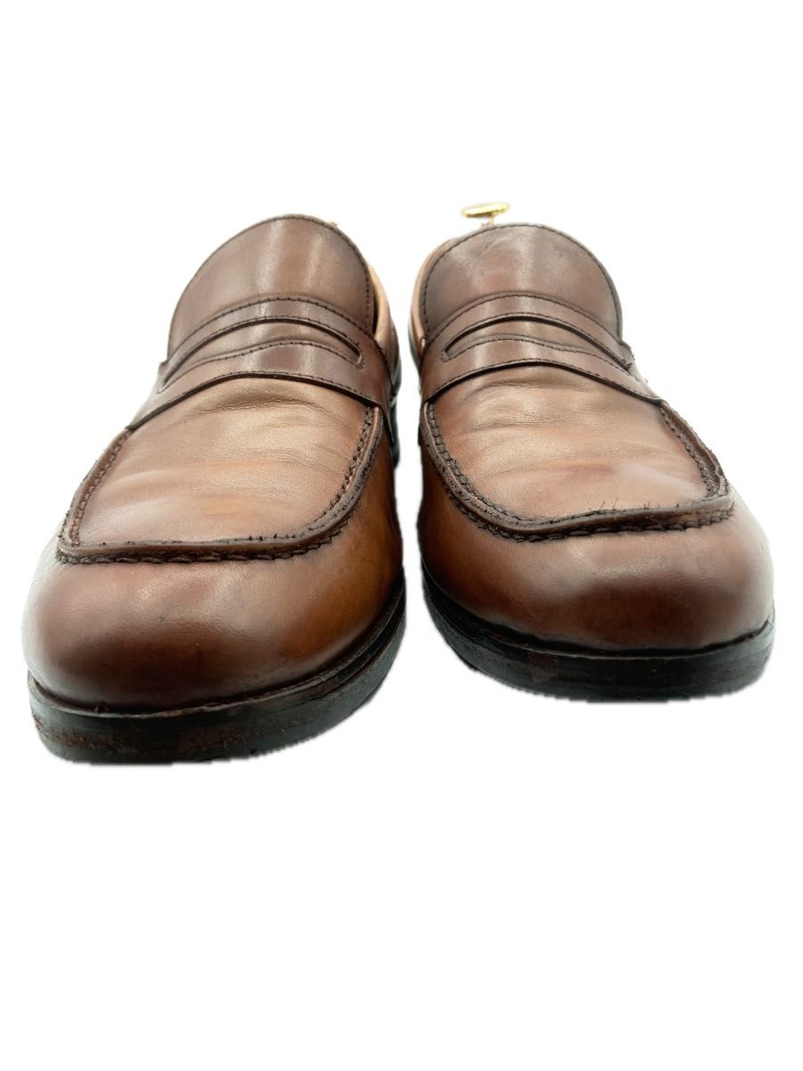 イタリア革靴　DUEDI コインローファー　ブラウン レザーシューズ 革靴