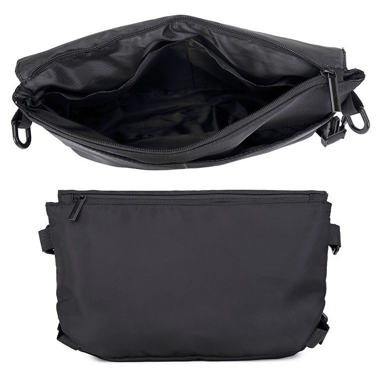  сумка "почтальонка" * сумка мужской черный чёрный нейлон новый товар не использовался сумка на плечо мужской сумка Street режим [PN114-2]
