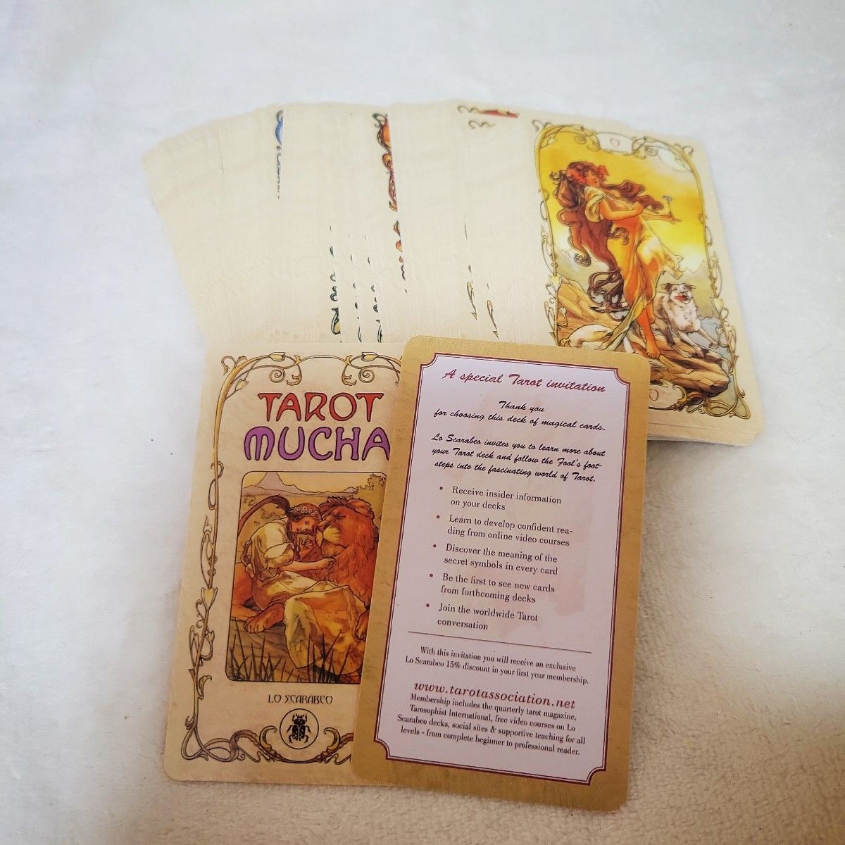 「値引きNO」「海外版」「解説書なし」TAROT MUCHA タロットミュシャ 