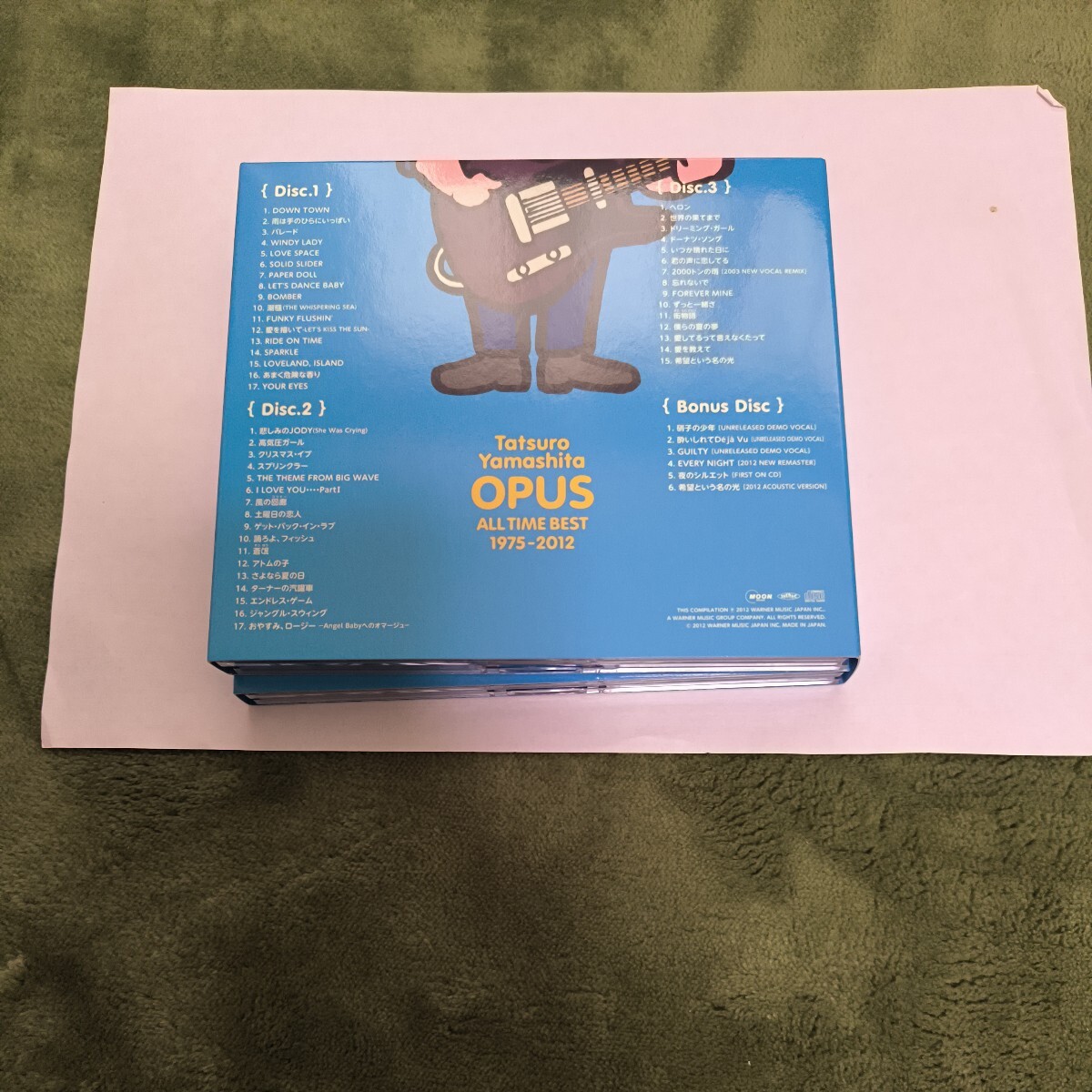 ★かなり良品★（中古品）山下 達郎／限） ＯＰＵＳ〜ＡＬＬＴＩＭＥ 送料無料 梱包丁寧 即日配送の画像4