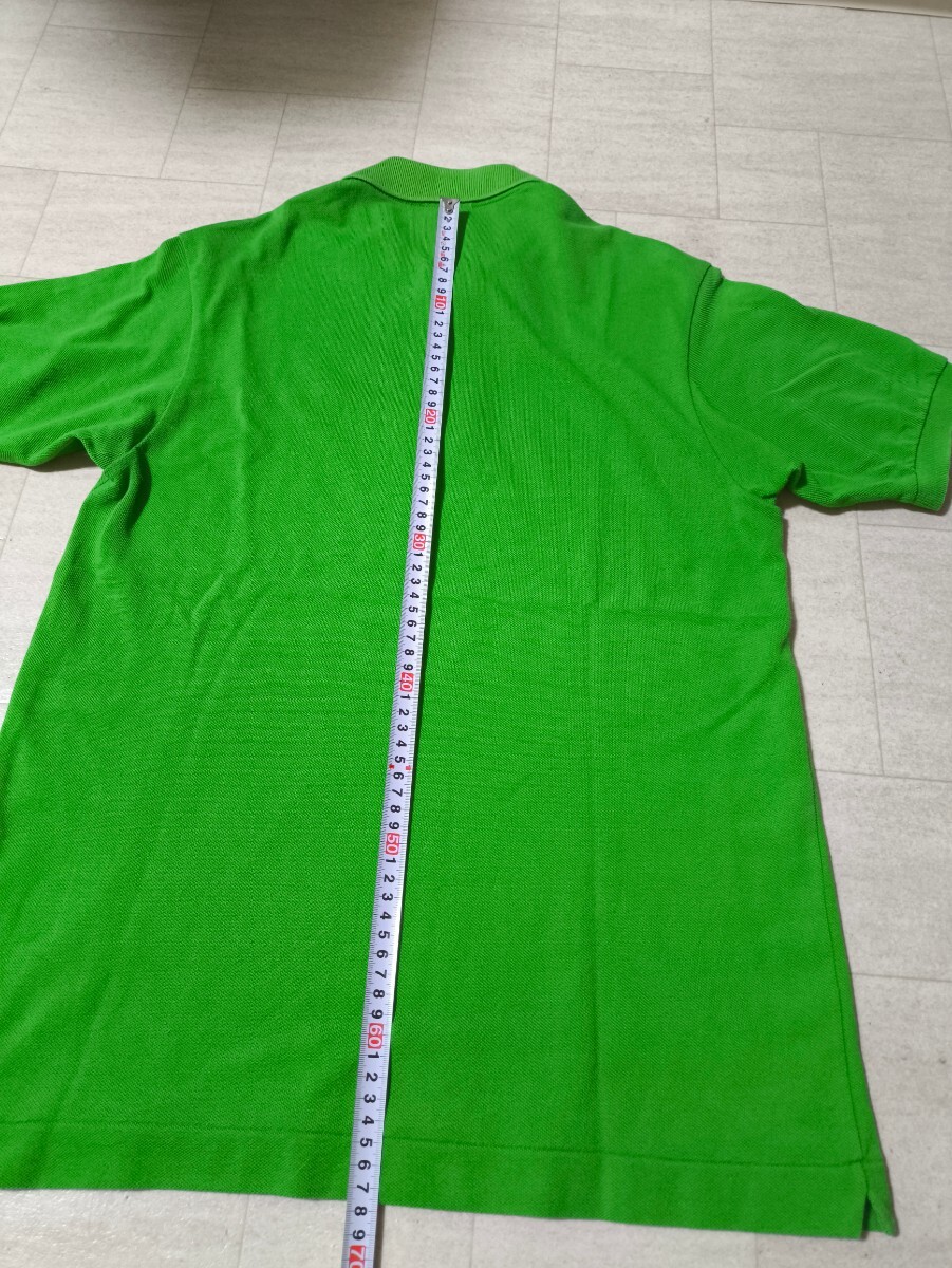 サイズ：3　美品　日本製　LACOSTE ラコステ L1212X 鹿の子 半袖ポロシャツ_画像6