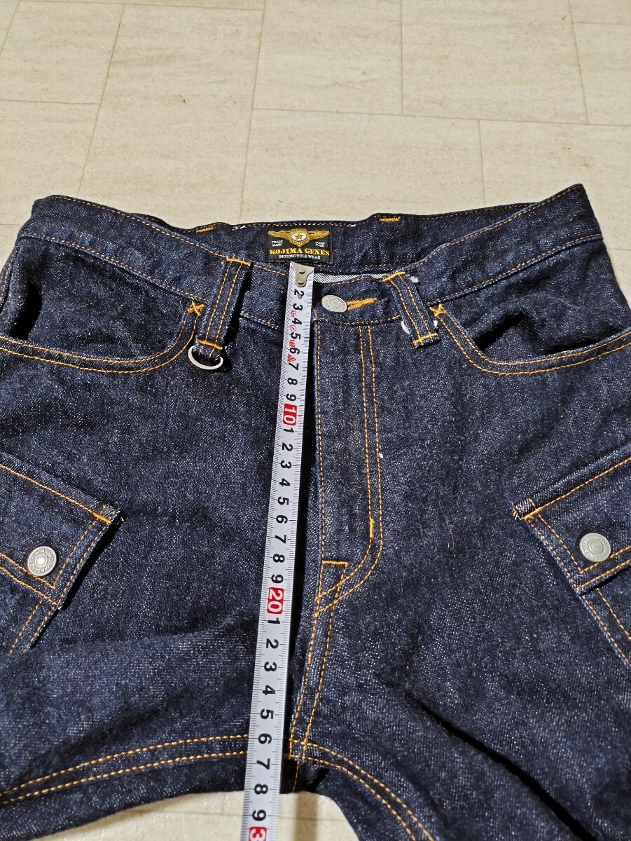 サイズ：32　訳あり美品　日本製　KOJIMA GENES コジマジーンズ 児島ジーンズ DENIM CARGO PANTS デニム カーゴパンツ_画像7