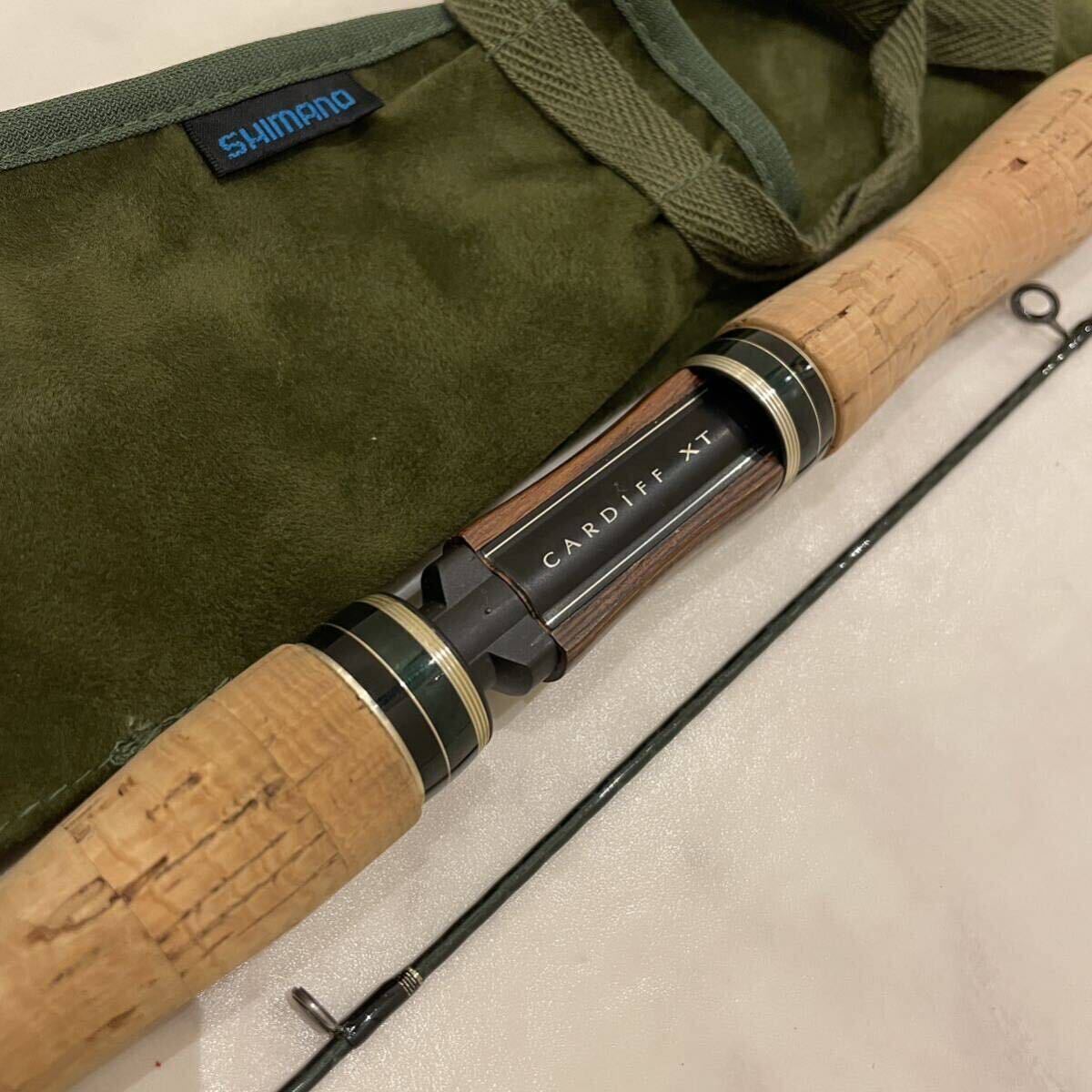 CARDIFF XT トラウトロッド ケース付き Yahoo!オークション - 【美品】【竿袋付き】SHIMANO CARDIFF XT