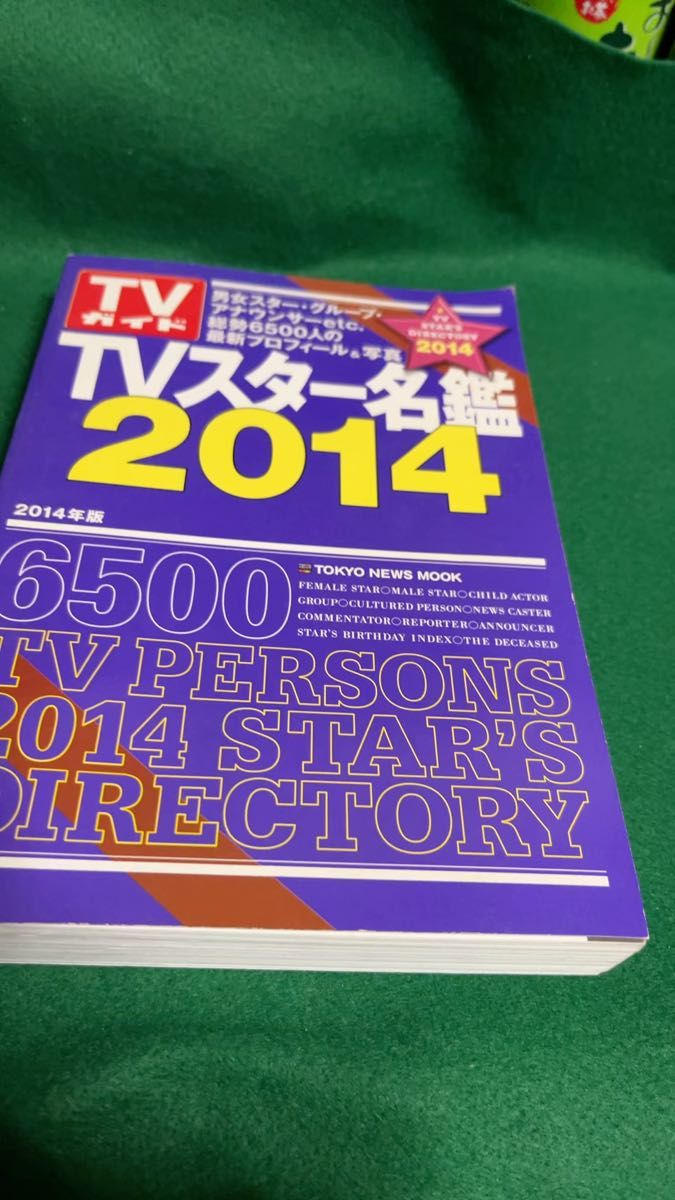 TVスター名鑑 2014 TOKYO NEWS MOOK 東京ニュース通信社　2013年11月25日発行 テレビガイド 古雑誌