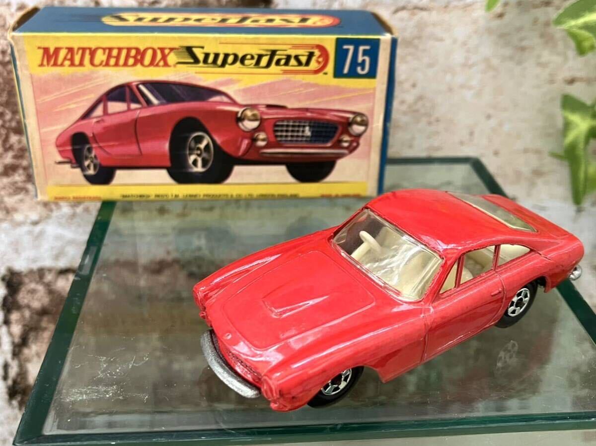 MATCHBOXマッチボックス FERRARI BERLINETTA 赤色　イギリス製_画像1