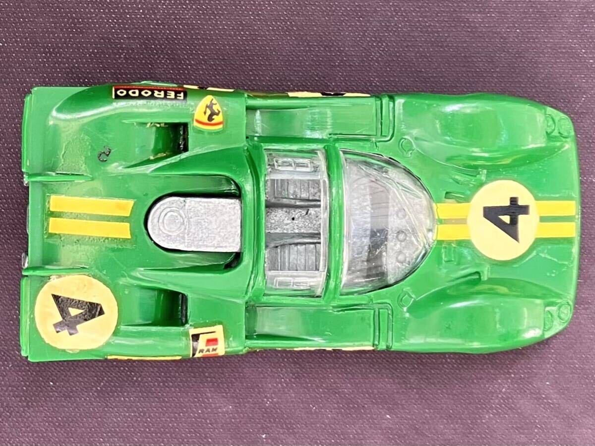 champion チャンピオン Ferrari フェラーリ 512 S 緑色 フランス製 レーシングカーの画像9