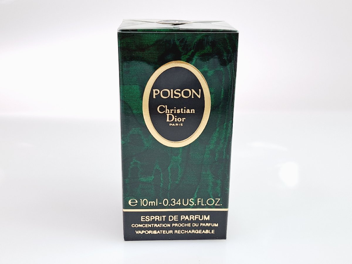 未使用 フィルム未開封 クリスチャン・ディオール Christian Dior POISON プワゾン エスプリ ド パルファム スプレー 10ml YK-5976