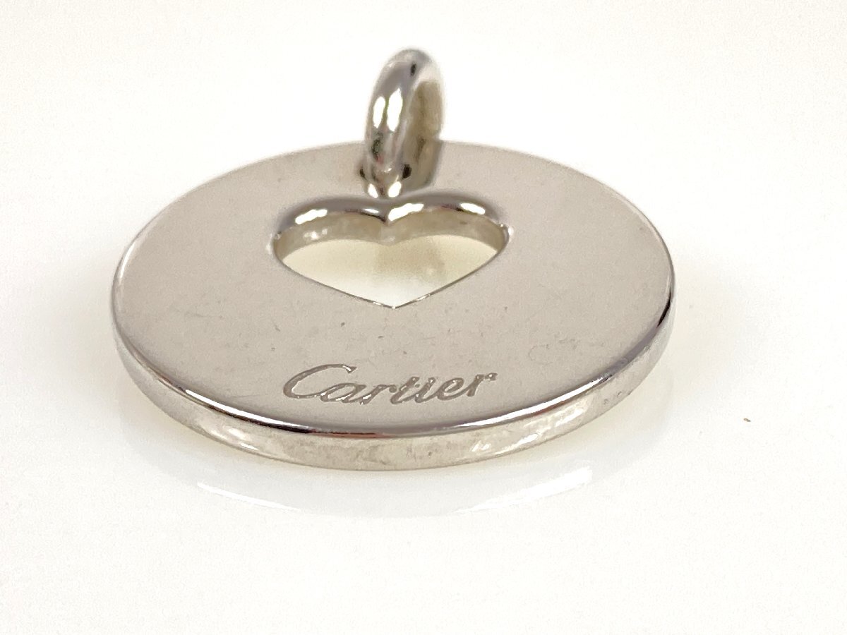  Cartier Cartier Circle Heart plate колье подвеска с цепью только серебряный цвет YAS-10427