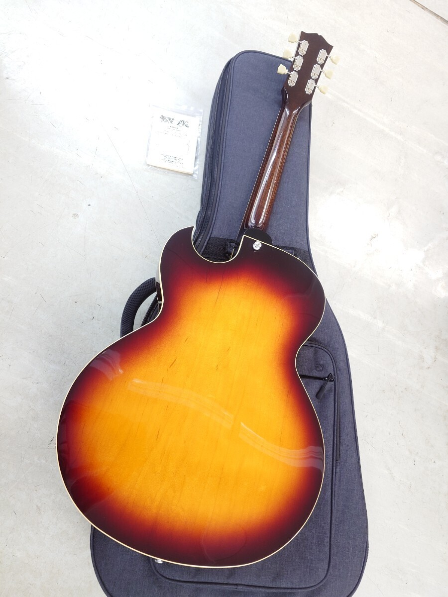 Archtop Tribute AT-105M/LFB 2023年製 Full Acoustic フルアコ！の画像6