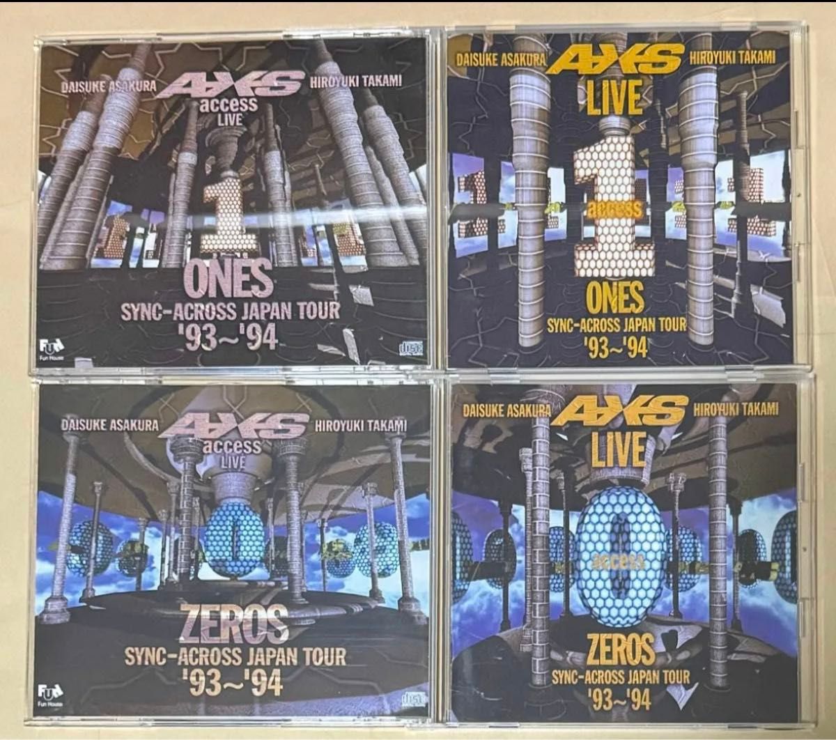 access SYNC-BEAT BOX 893Days 5枚組CD 浅倉大介 貴水博之 LIVE ZEROS ONES TOUR