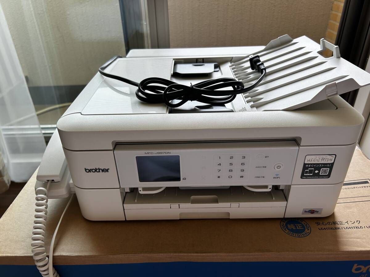 ＜送料込＞MFC-J997DN　ファクスも、電話も、プリンターも、これ一台_画像6