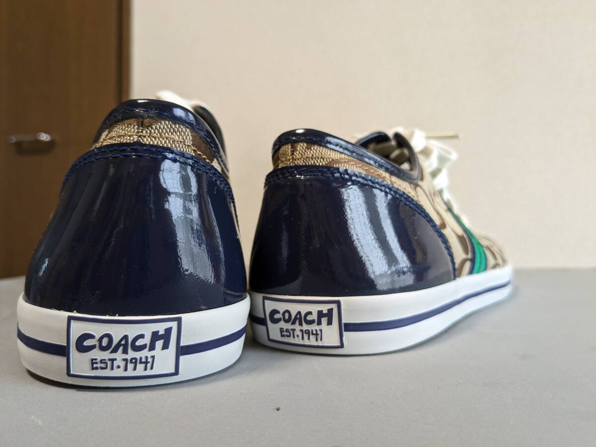 [ unused goods ]COACH men's sneakers size 26.5~27.0 about 