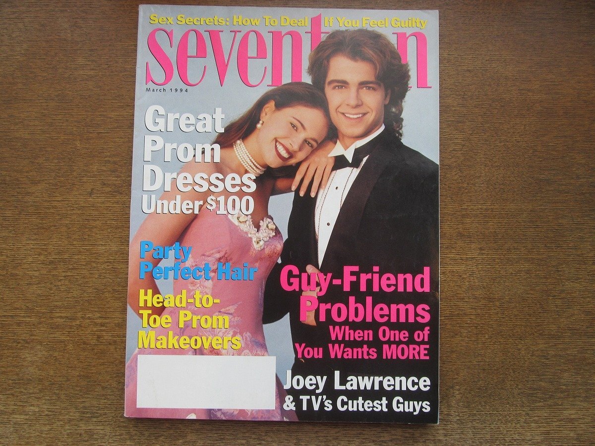 2404MK●洋雑誌「seventeen」1994.3●ジョーイ・ローレンス/アシュレイ・ジャッド/デヴィッド・スペード/ブラインド・メロンの画像1