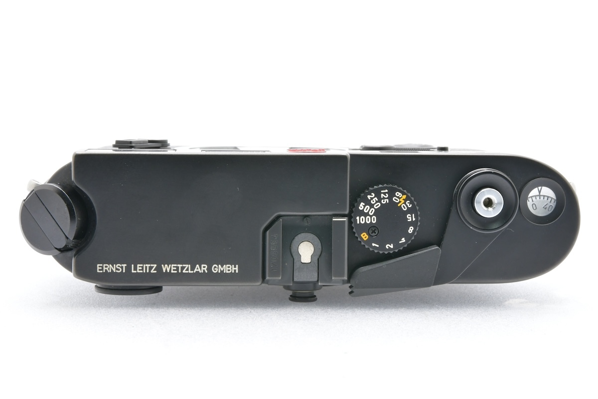 外観美品 Leica M6 ブラック ボディ SN.1709554 1986年製 ライカ レンジファインダー フィルムカメラの画像5