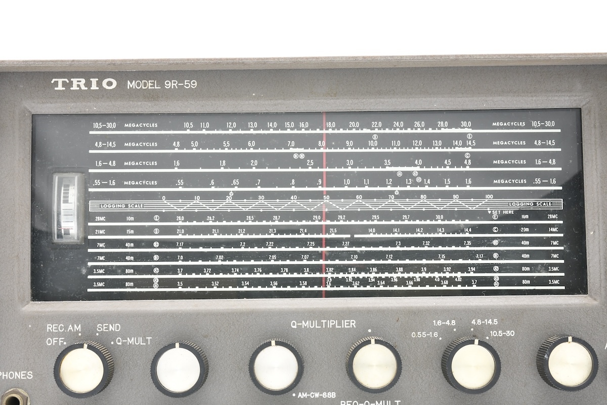 【同梱不可】動作未確認 TRIO 9R-59 真空管式 通信型 受信機 アマチュア 無線機 トリオ ヴィンテージ ジャンク ■23683の画像6