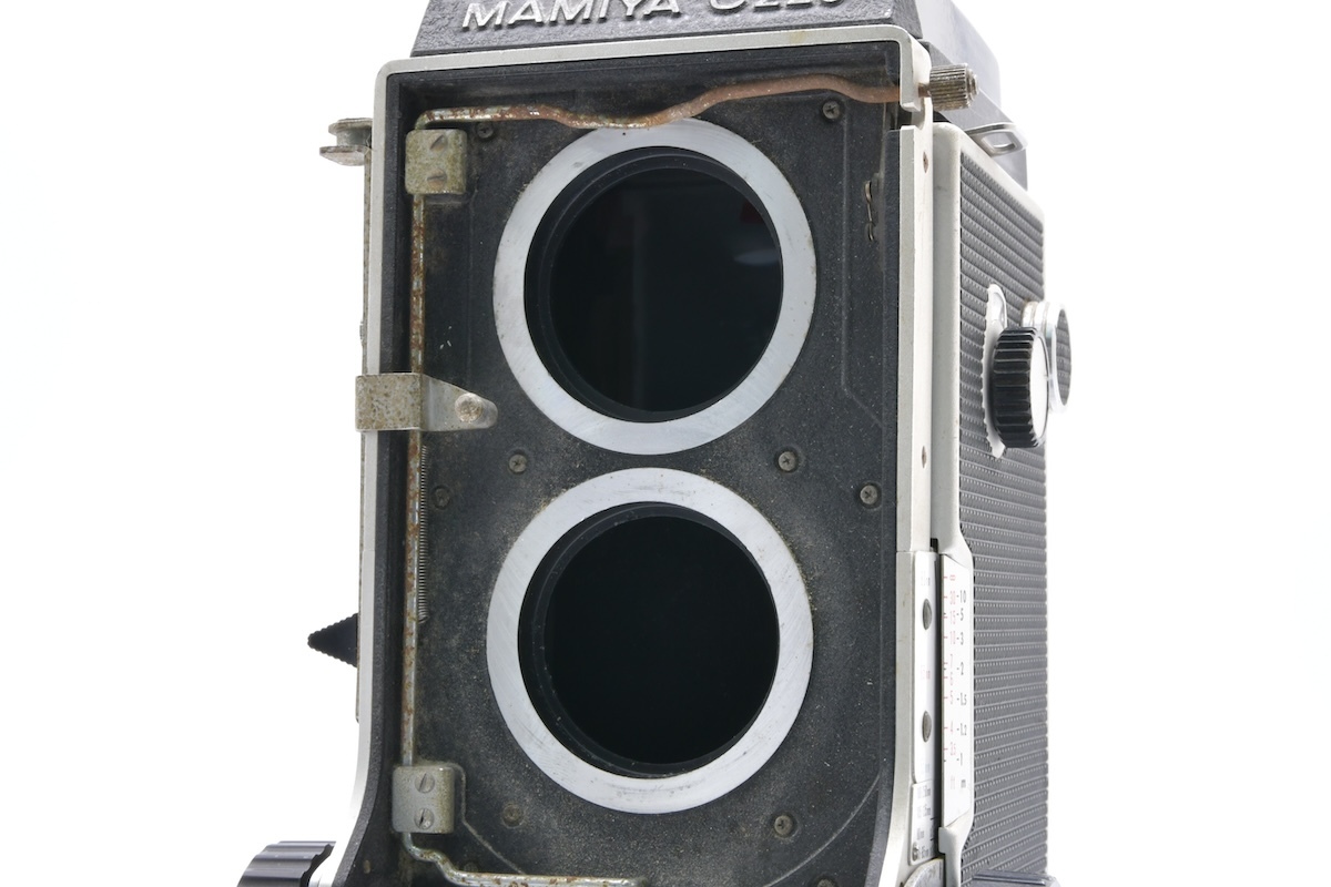 MAMIYA C220 PROFESSIONAL + MAMIYA-SEKOR 80mm F3.7 マミヤ 二眼レフ ジャンクの画像8