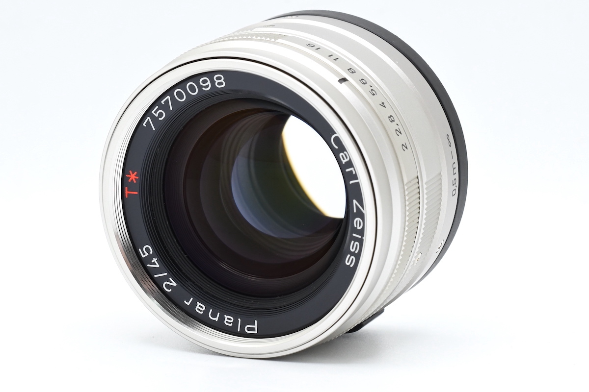 CONTAX Carl Zeiss Planar 45mm F2 T* Gマウント コンタックス G1/G2用 標準 単焦点レンズの画像1