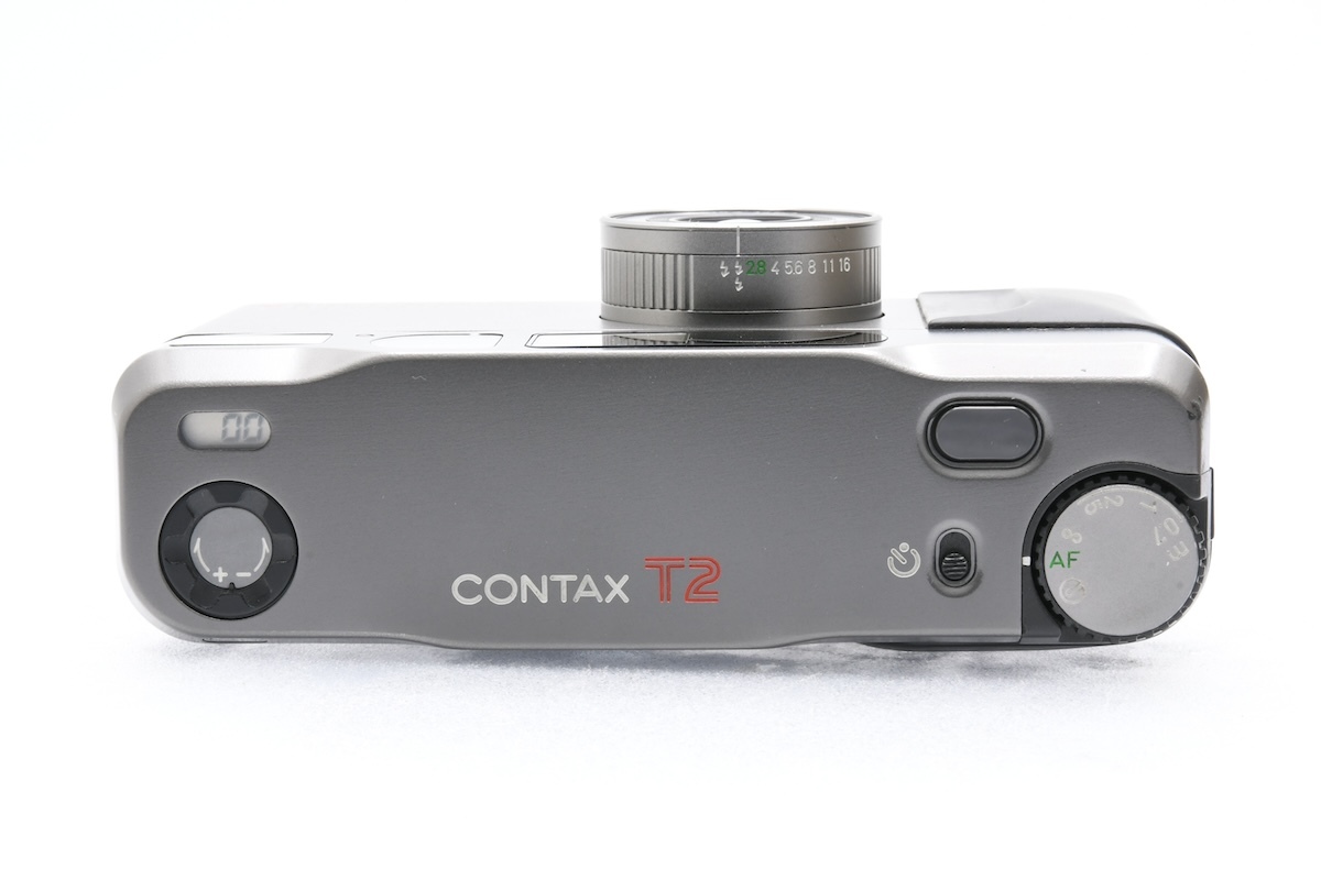 CONTAX T2 チタンブラック / Sonnar 38mm F2.8 T* コンタックス フィルムカメラ AFコンパクト 箱付の画像4