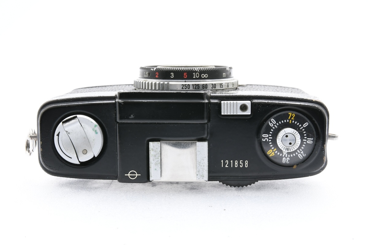 LYMPUS PEN W / E.Zuiko-W 25mm F2.8 オリンパス フィルムカメラ MFコンパクト ジャンク品の画像4