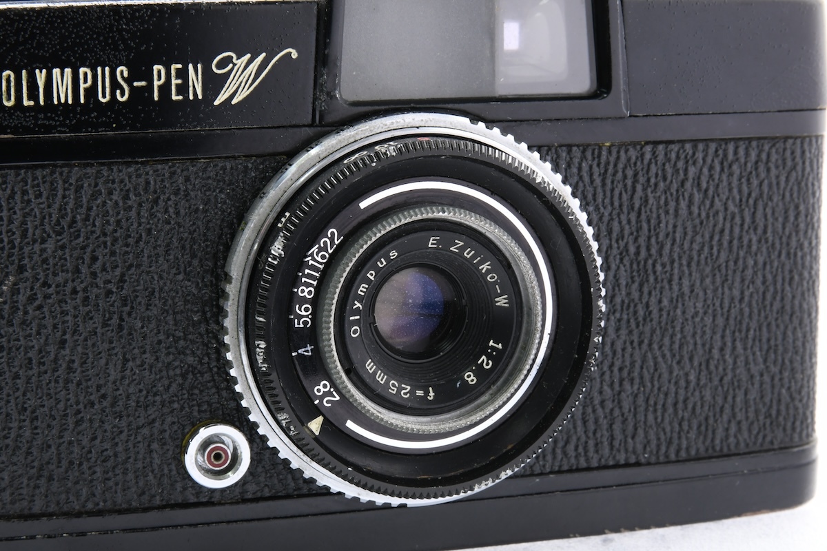 LYMPUS PEN W / E.Zuiko-W 25mm F2.8 オリンパス フィルムカメラ MFコンパクト ジャンク品の画像6