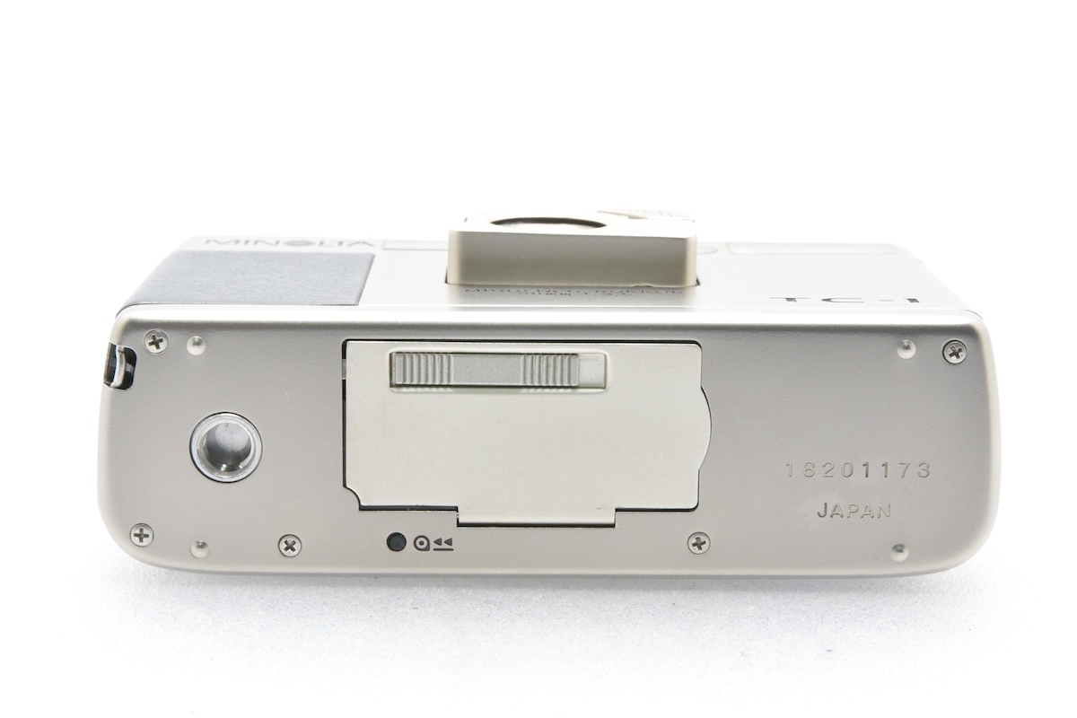 MINOLTA TC-1 / G-ROKKOR 28mm F3.5 ミノルタ AFコンパクトフィルムカメラ 革ケース付の画像5